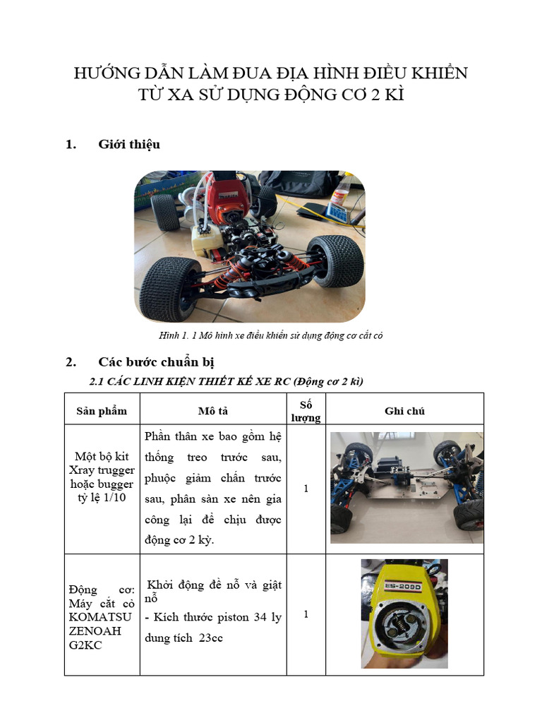Huong Dan Cach Lam Xe Racing 2024 | PDF