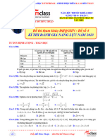 Đề thi ĐGNL ĐHQG Hà Nội - Đề 4