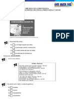 Avaliação Diagnóstica Português 2º Ano 2023