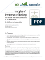 5 Principles of Performance Thinking