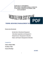 MODULE Resources Management in Education-3
