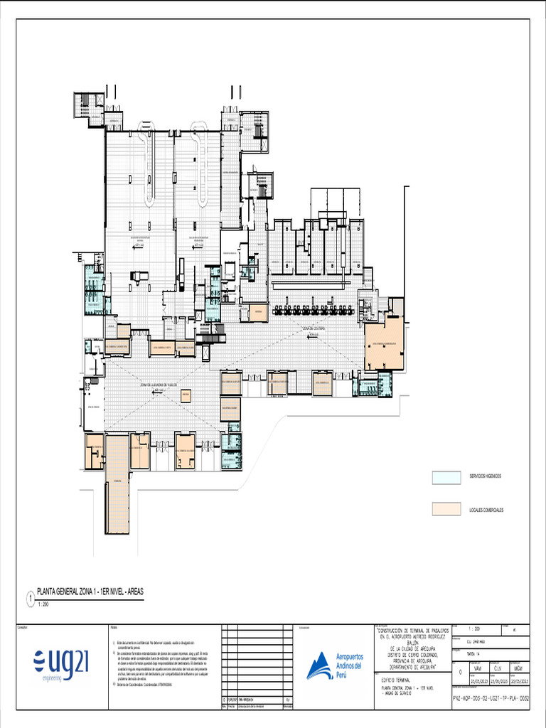 Plano VIP del Aeropuerto de Arequipa | PDF