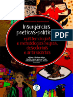 Alves, Miriam Izidoro-Pinto, Cecília Junior, Ademiel. Insurgencias Poeticas Politicas - Epistemologias e Metodologias Negras, Descoloniais e Antirracistas