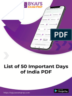 Important Days of India 63