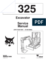 Excavator Service Manual: 6724480 (11-95) Printed in U.S.A. Melroe Company 1995