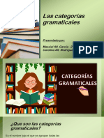 Exposicion Las Categorias Gramaticales 15.6.22