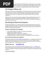 h2o Homework Organizer