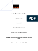 Actividad 3. La Conciliación Bancaría Como Herramienta Del Control Interno