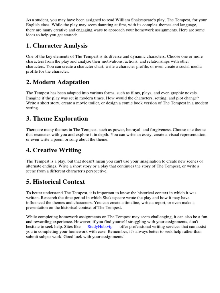 the-tempest-homework-ideas-pdf-the-tempest-facebook