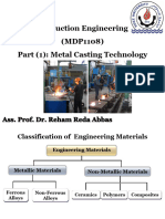 إنتاج1 Sand Casting (Part one)