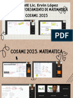 Clases de Reforzamiento de Matematica Cosami, 2022