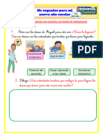 Ficha de Marzo-2da Actividad - 1er Grado - Tutoria