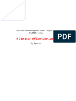 A Matter of Convenience by Spotzle COMPLETE