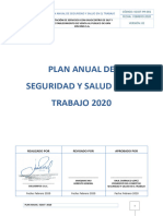 Plan Anual de Seguridad Xin Xing- 2020