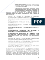 De Capacidad de Paciente en Situación de Discapacidad, Con Enfermedad Grave e Incurable Que Fue Declarado Interdicto