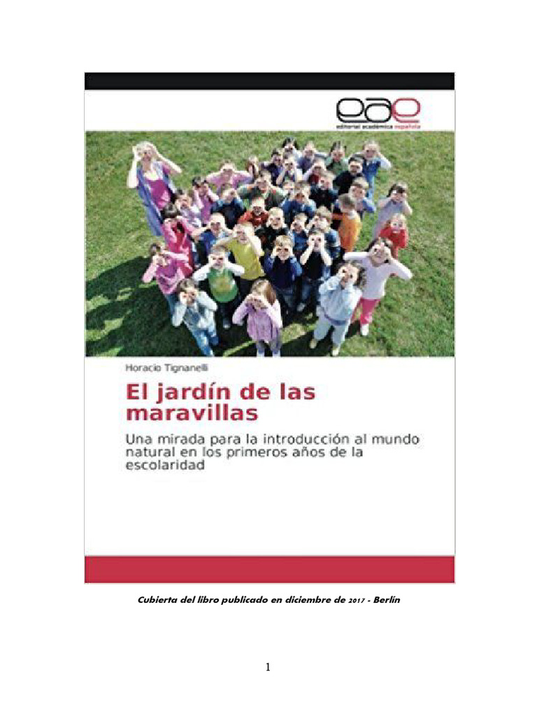 El Jardin de Las Maravillas | PDF | Educación de la primera infancia ...