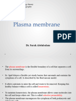 Plasma Membrane - Radiology Lec