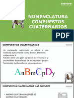 Nomenclatura Compuestos Cuaternarios