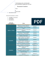 Cronograma de Actividades PSP