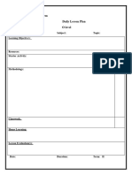 Lesson Plan Format Updated