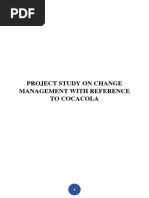 CHANGE MANAGEMENT COCOCOLA PROJECT