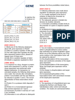 Sheet 11 Eukaryotic Gene Regulation
