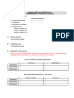 Esquema Plan de Trabajo