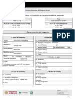 Solicitud de Coreccion de Datos Imss