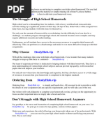 High School Homework Policy