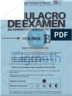 SIMULACRO DE AXAMEN DE ADMISIÓN UNASAM 2022-II (ÁREA B) CON MARCA DE AGUA
