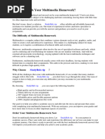 Higher Computing Multimedia Homework Answers