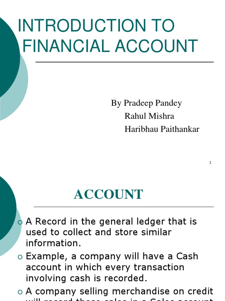 Introduction to Financial Accounting | PDF | Equity (Finance ...