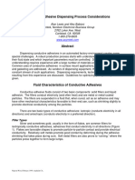 Conductive Adhesive Dispensing Process Considerations