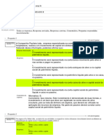 Contabilidade Questionário II