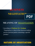Business: Negotiation