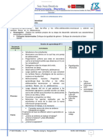 SESIÓN 1 DE APRENDIZAJE  DE DPCC