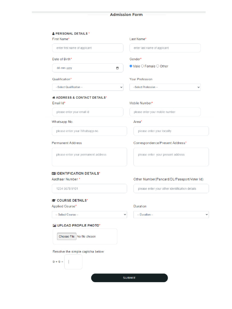 Form pdf