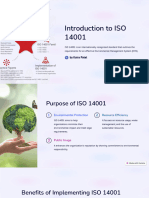 Introduction To ISO 14001