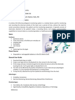 Wireless Electrocardiogram NI-reporting