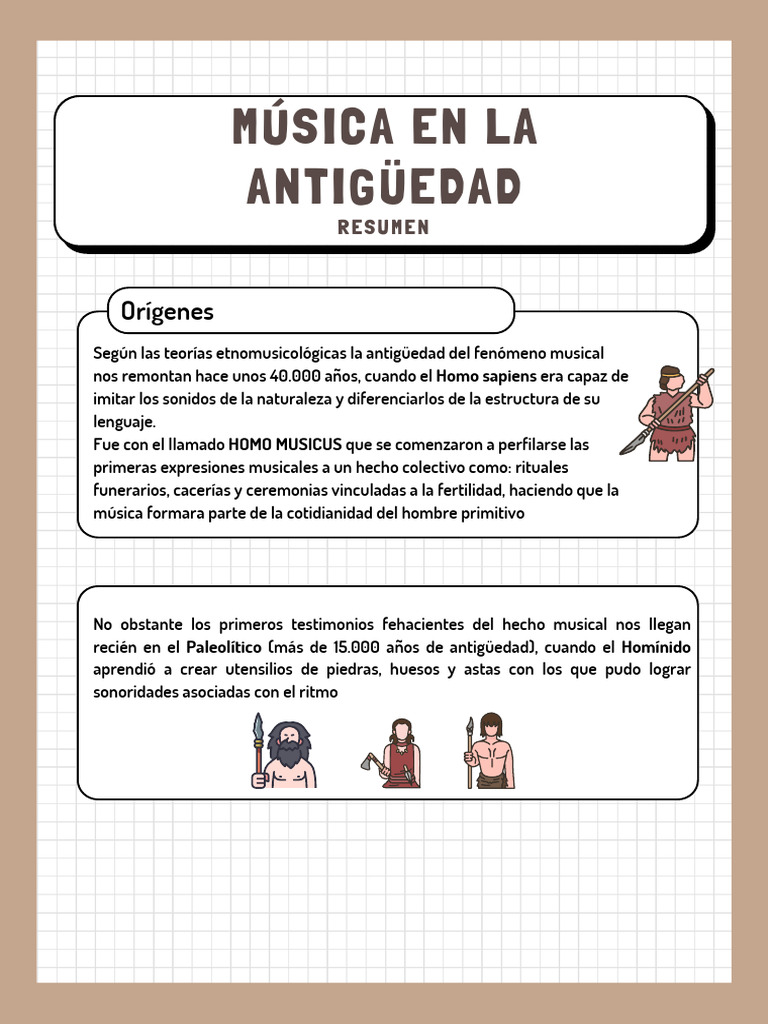 05 - Música en La Antigüedad | PDF | Instrumentos musicales