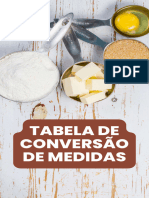 Tabela de Medidas