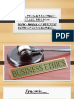 Business Ethics Models