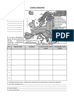 Fisa Clima Europei