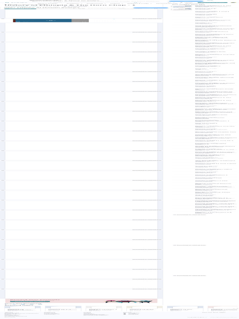 History intelligence overview