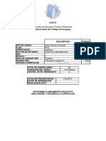 Programa - Modulo II