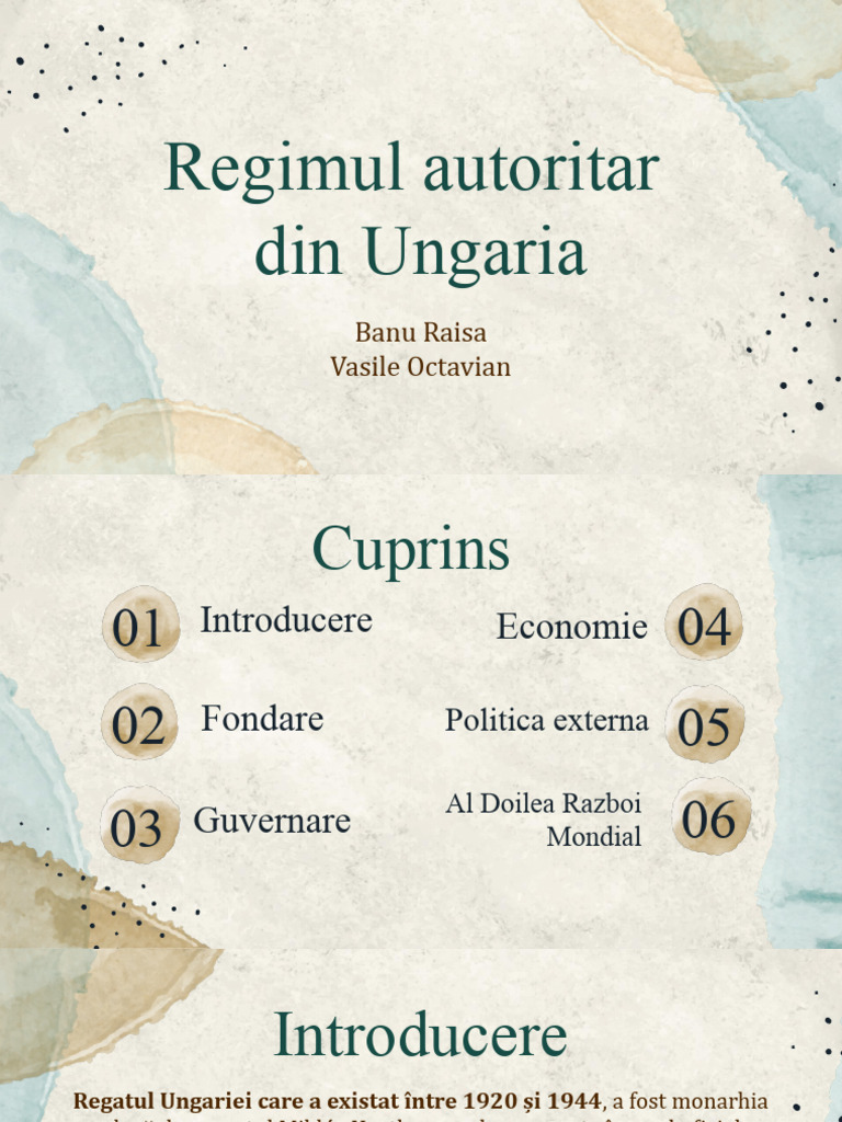 Regimul Autoritar Din Ungaria | PDF