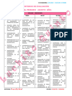 CRITERIOS DE EVALUACIÓN 5to Grado LUCHITO - 1