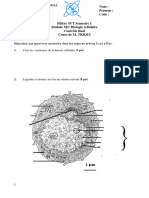 Controle Biologie Cellulaire 2014-2015