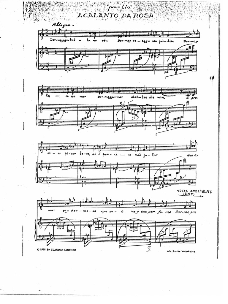 Acalanto Da Rosa | PDF