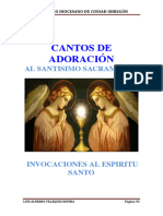 Adoracion y Al Espiritu Santo